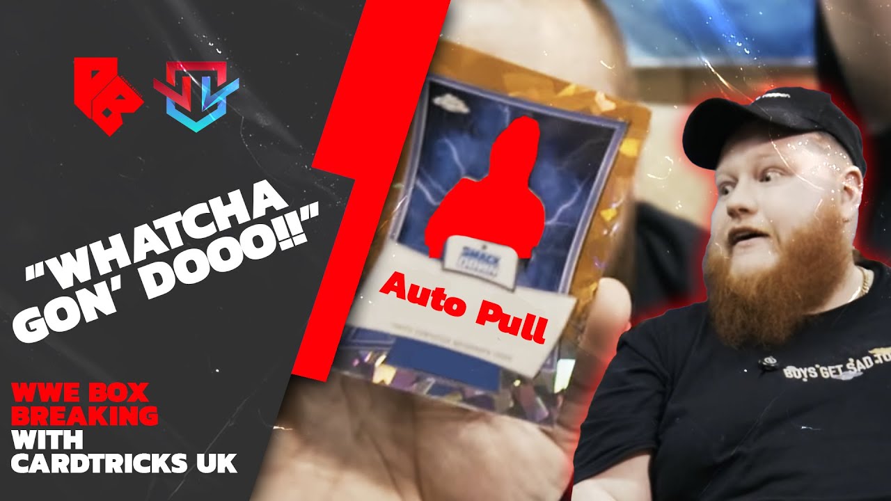 AUTO PULL!! WWE CHROME SAPPHIRE BOX BREAK BATTLE | Premier Battles x Cardtricks UK