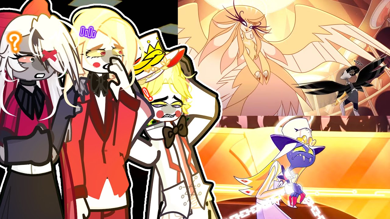 Hazbin Hotel reacts to SERA CONFESSION HAZBIN HOTEL SEASON 2🛎️Gacha2 react TikTok #hazbinhotel 