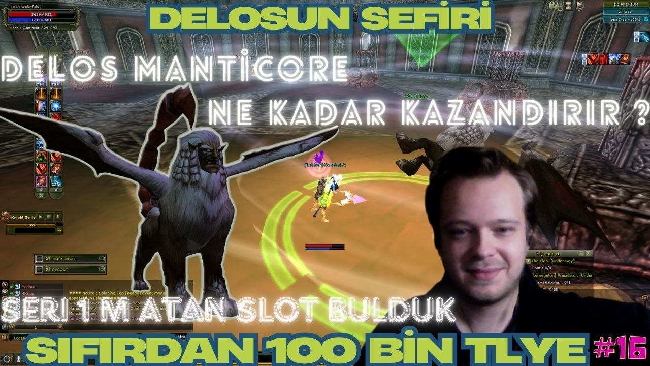 DELOS MANTİCORE SERİ 1 M MUTLAKA DENEMELİSİNİZ ! KNİGHT ONLİNE SIFIRDAN KADERİN PEŞİNDE