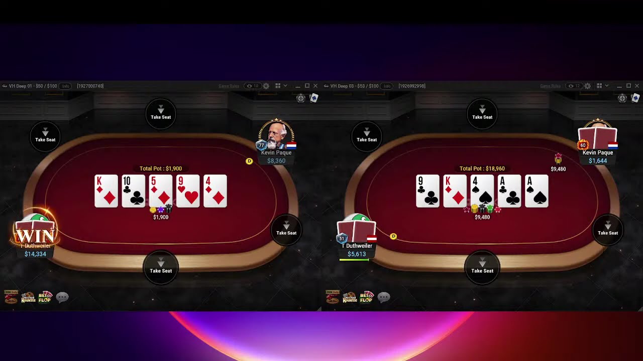 $50/$100 Heads Up dudd1 Vs Kevin Paque 🔥 High Stakes Poker