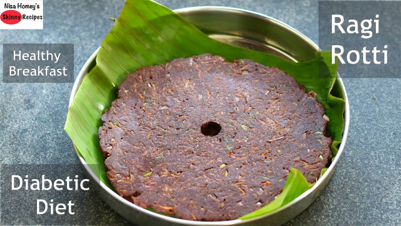Healthy Diabetic Friendly Ragi Roti Recipe - Ragi Rotti (2 Ways) - Finger Millet Roti - Nachni Roti