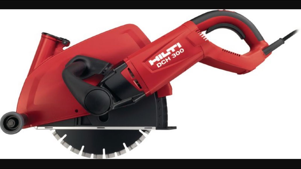 How to use an electric concrete saw