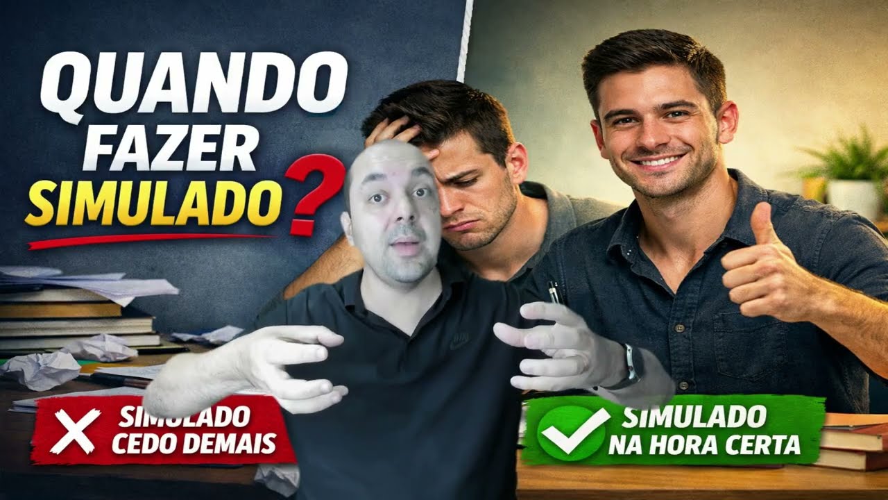 Quando começar a fazer simulados? (A verdade que ninguém conta)