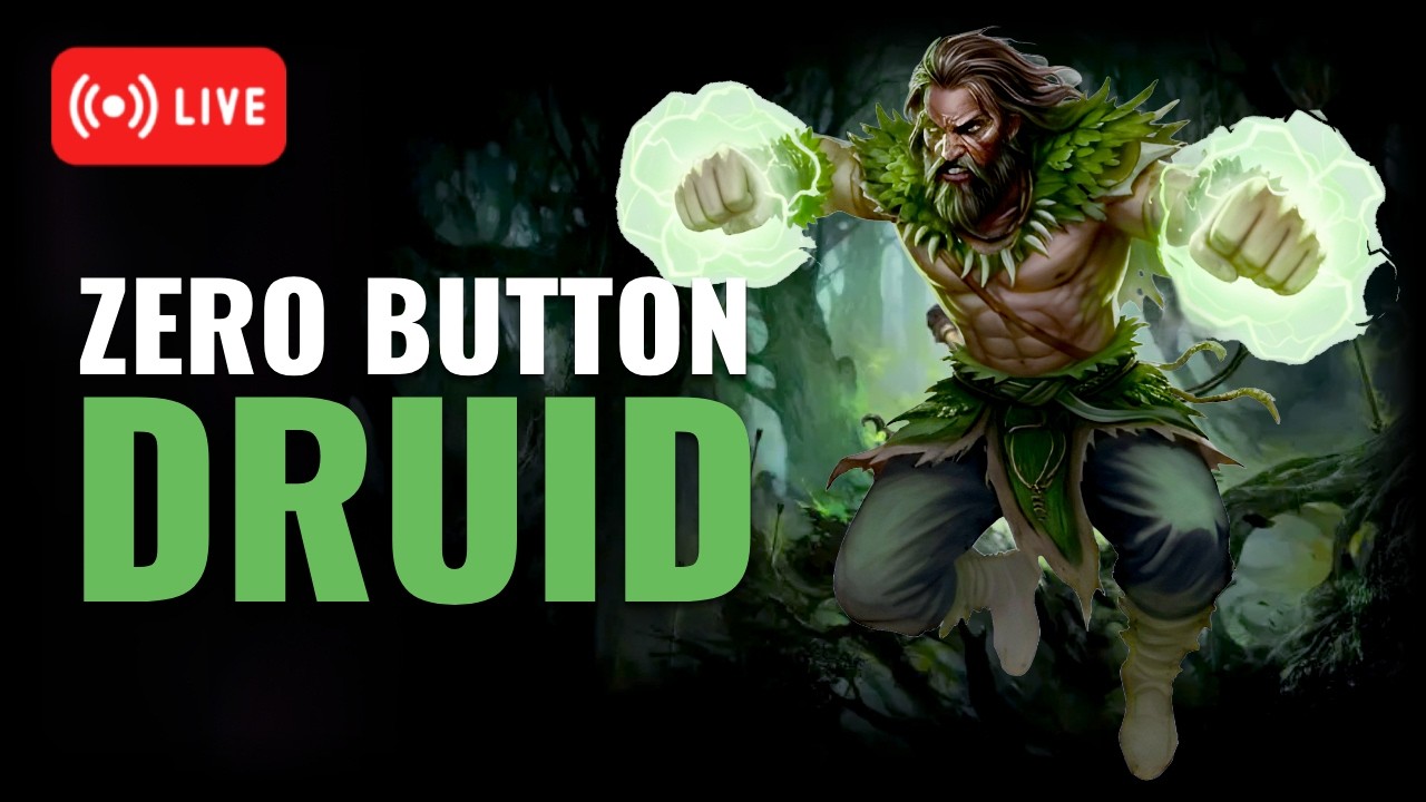 LIVE | Zero Button Shankgonne Druid | Path of Exile 2