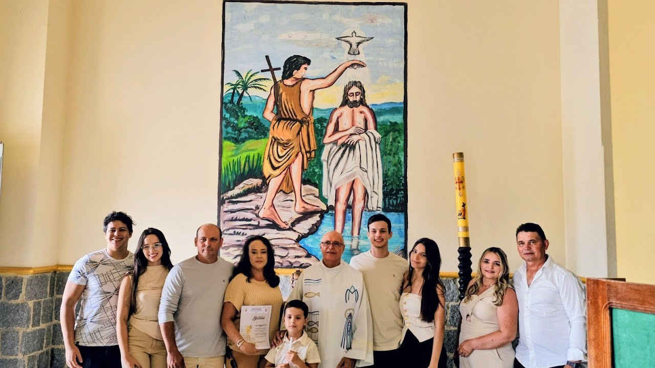 Batizado Ravy Gabriel na igreja matriz de São Pedro Itapetim PE em 01-03-26