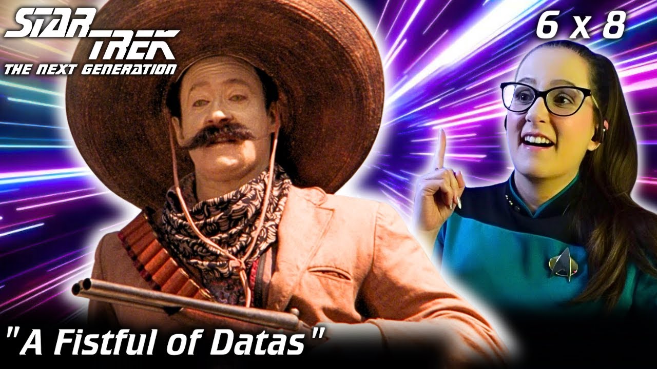 🖖Star Trek: The Next Generation 6x8 A Fistful of Datas REACTION