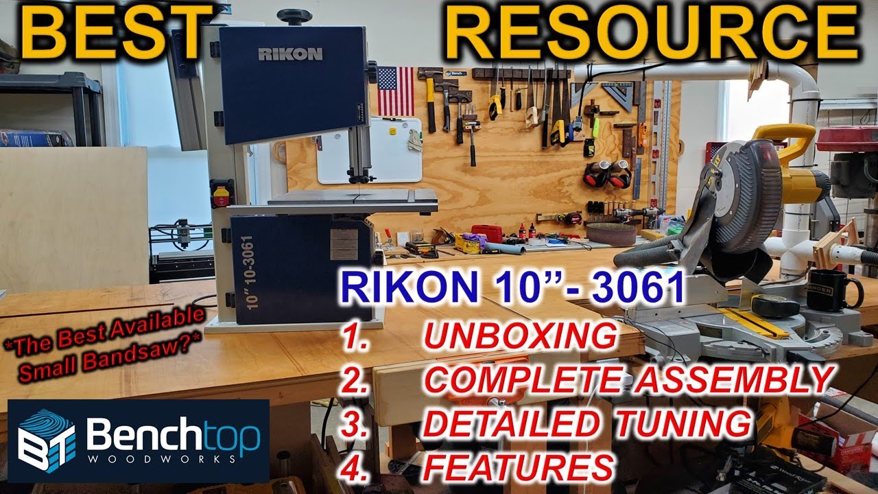 Rikon 10-306 Band Saw / One Stop Resource For: Unboxing / Setup / Tuning / Features // EP62