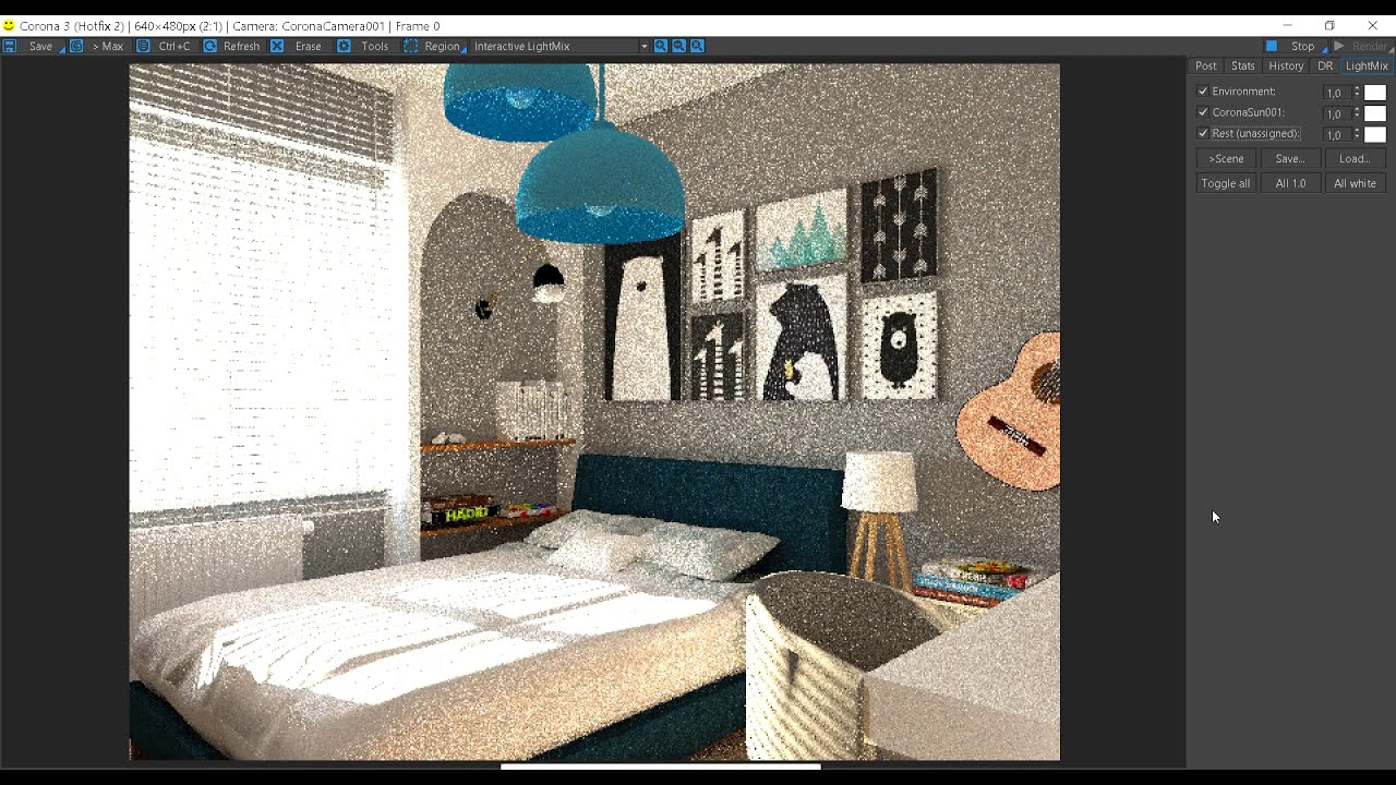 SKETCH UP MODEL --- 3DS MAX  GÖRSELLEŞTİRME --- IŞIK KAMERA RENDER