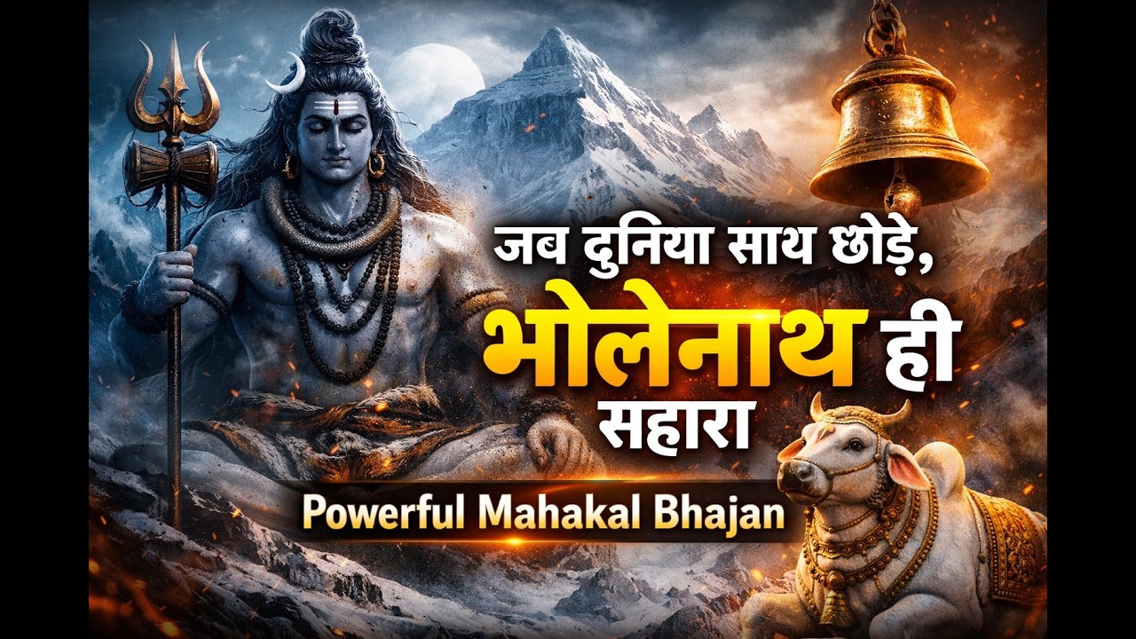 जब दुनिया साथ छोड़ दे, तब भोलेनाथ ही सहारा बनते हैं | Powerful Mahakal Bhajan