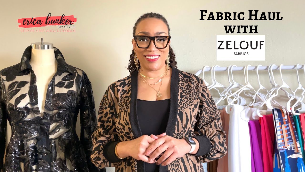 April 2021 Fabric Haul from Zelouf Fabrics! #fabrichaul #zelouffabrics #sewing