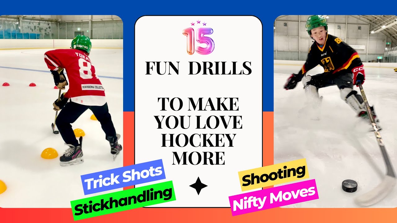 Advanced Hockey Skills FUN Drills for Kids