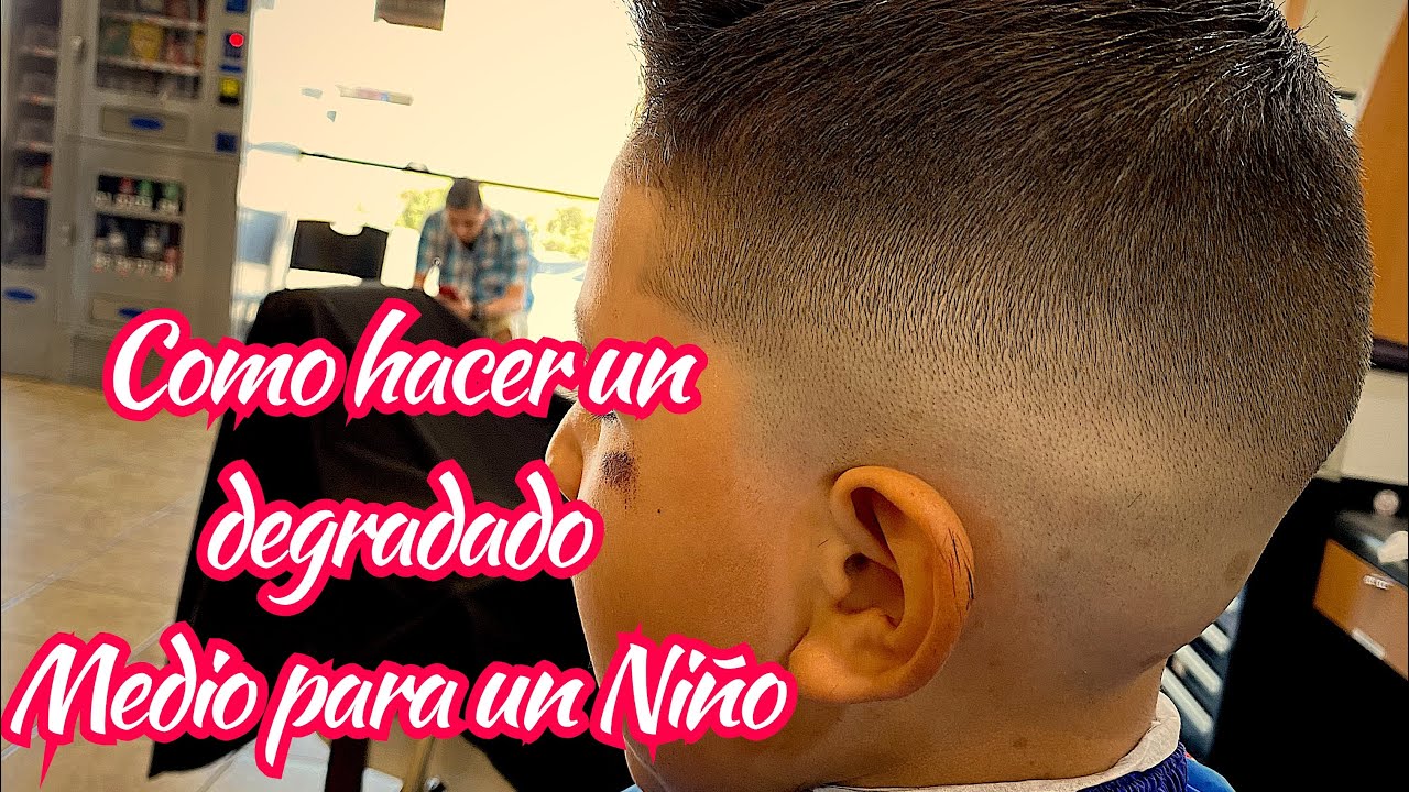 Como Hacer [Degrado Medio] para un Niño /Tutorial De Barbería pasó a paso/ con ¡JC_ProBarber!