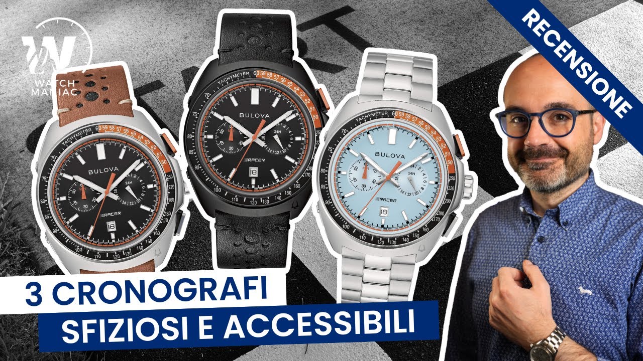 Bulova Racer Chronograph, un modello sfizioso e accessibile per gli amanti del Motorsport