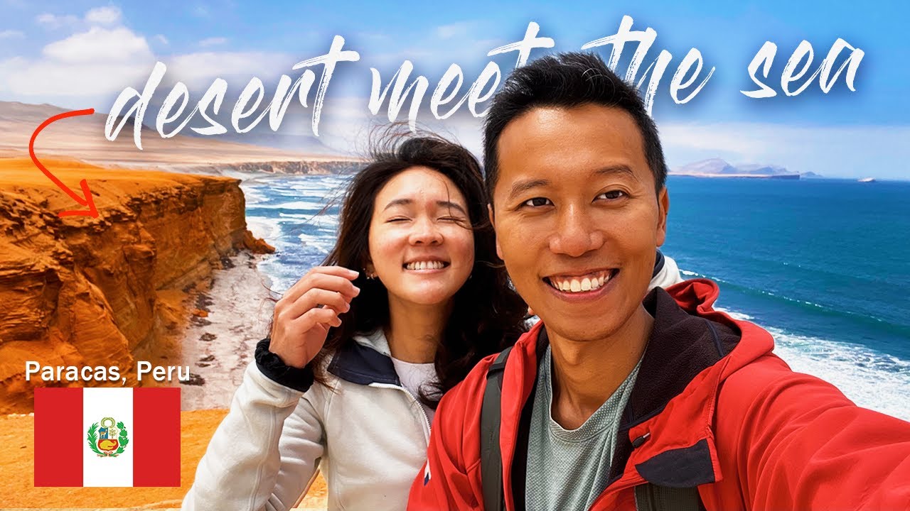 🇵🇪 WHERE THE DESERT MEETS THE SEA | 🚴‍♀️ Cycling Paracas National Reserve