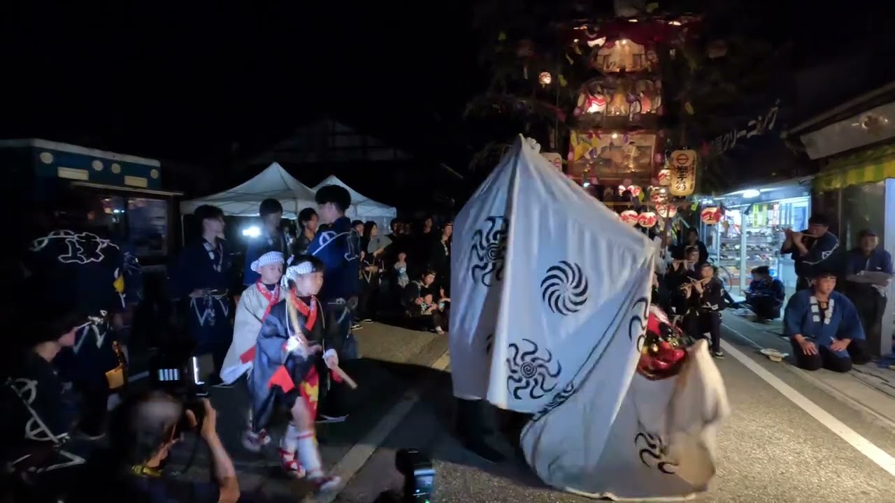 越後村上七夕祭り2025上片町獅子舞
