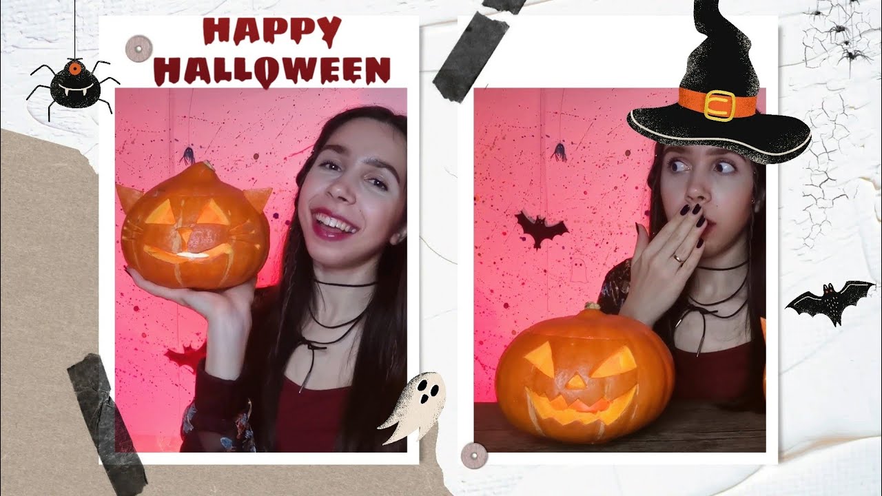 🎃ВЫРЕЗАЮ ТЫКВУ И ДЕЛАЮ АПЕЛЬСИНОВО-ТЫКВЕННЫЙ ПУНШ НА ХЭЛЛОУИН!🕸️👻🦇