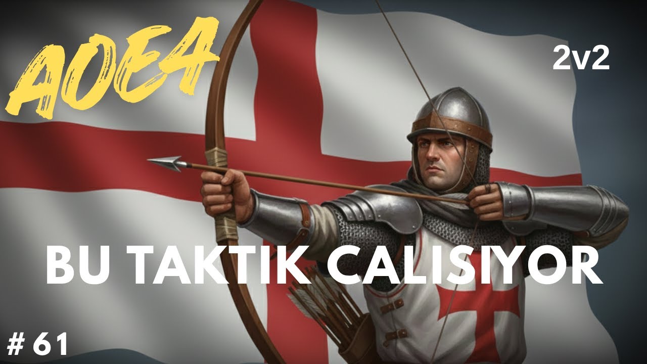 İngiliz - 2v2 - Bu Taktik Çalışıyor - #aoe4 #61