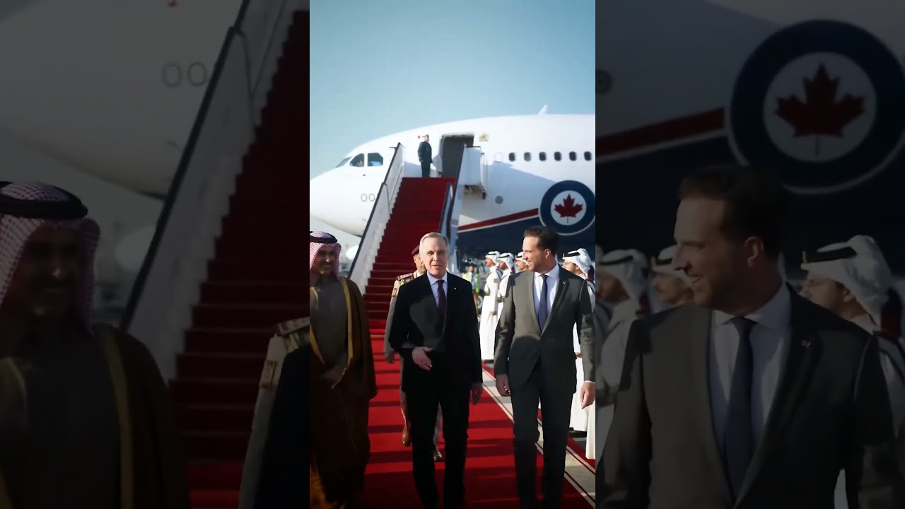 Canadian PM Carney Arrives in Doha for Strategic Trade Talks with Qatar. 