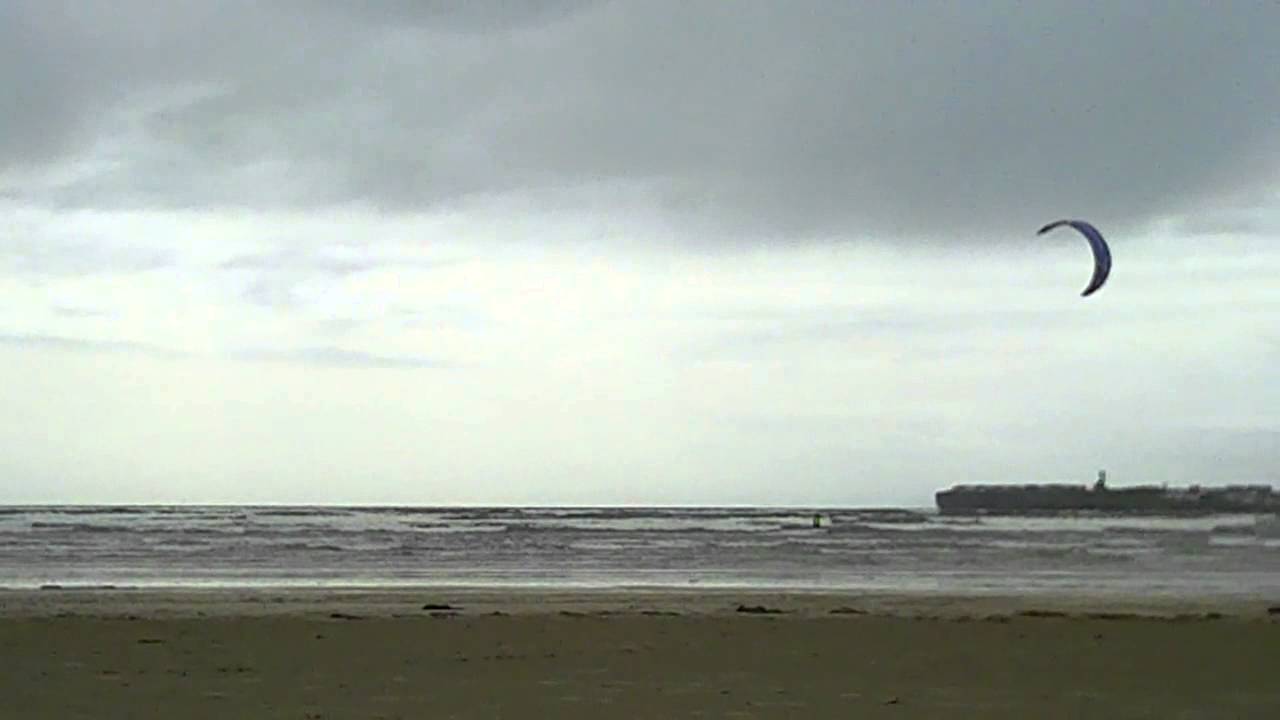 Kite Surfing in Lahinch County Clare, Ireland