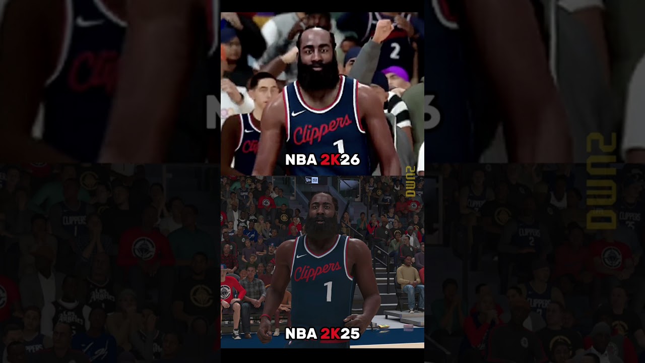 NBA 2K26 Vs NBA 2K25 Early Comparison #nba2k26 #nba2k25 #nba2k