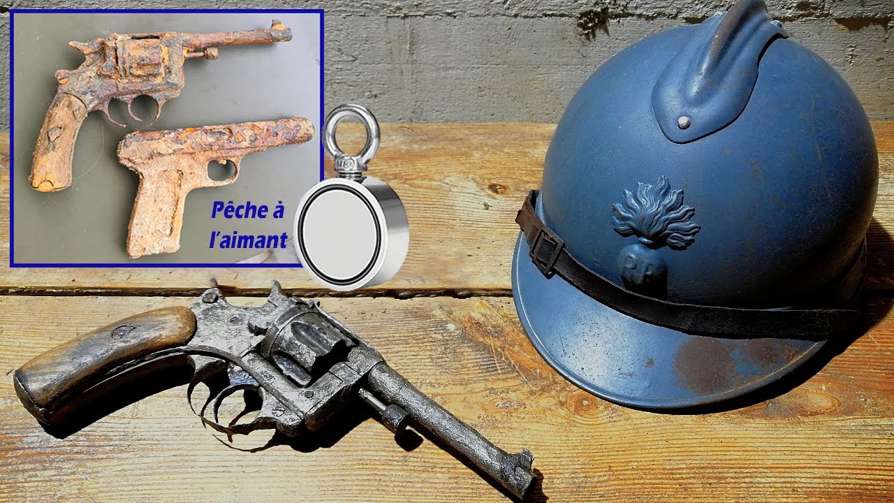 Restauration extrême d'un revolver 1892 de pêche à l'aimant !!