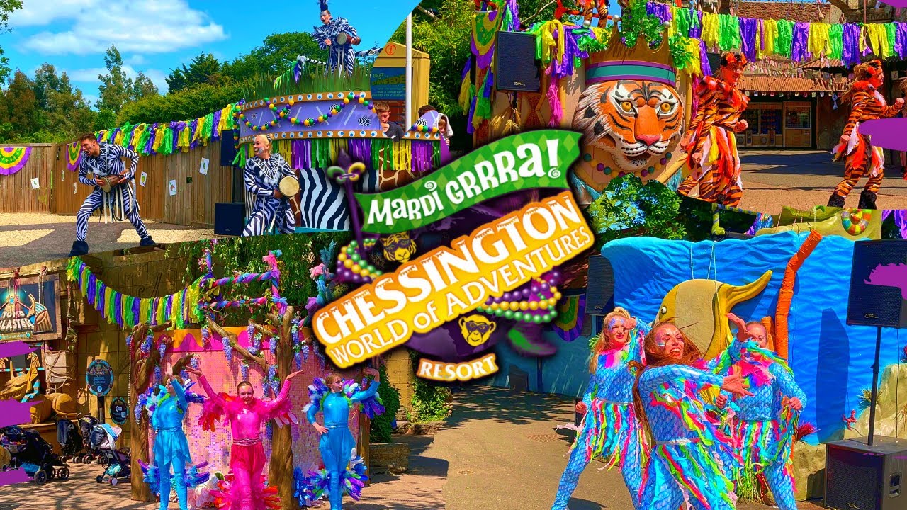 Mardi Grrra! - All 5 Kreature Krewe Shows - Chessington World of Adventures Resort