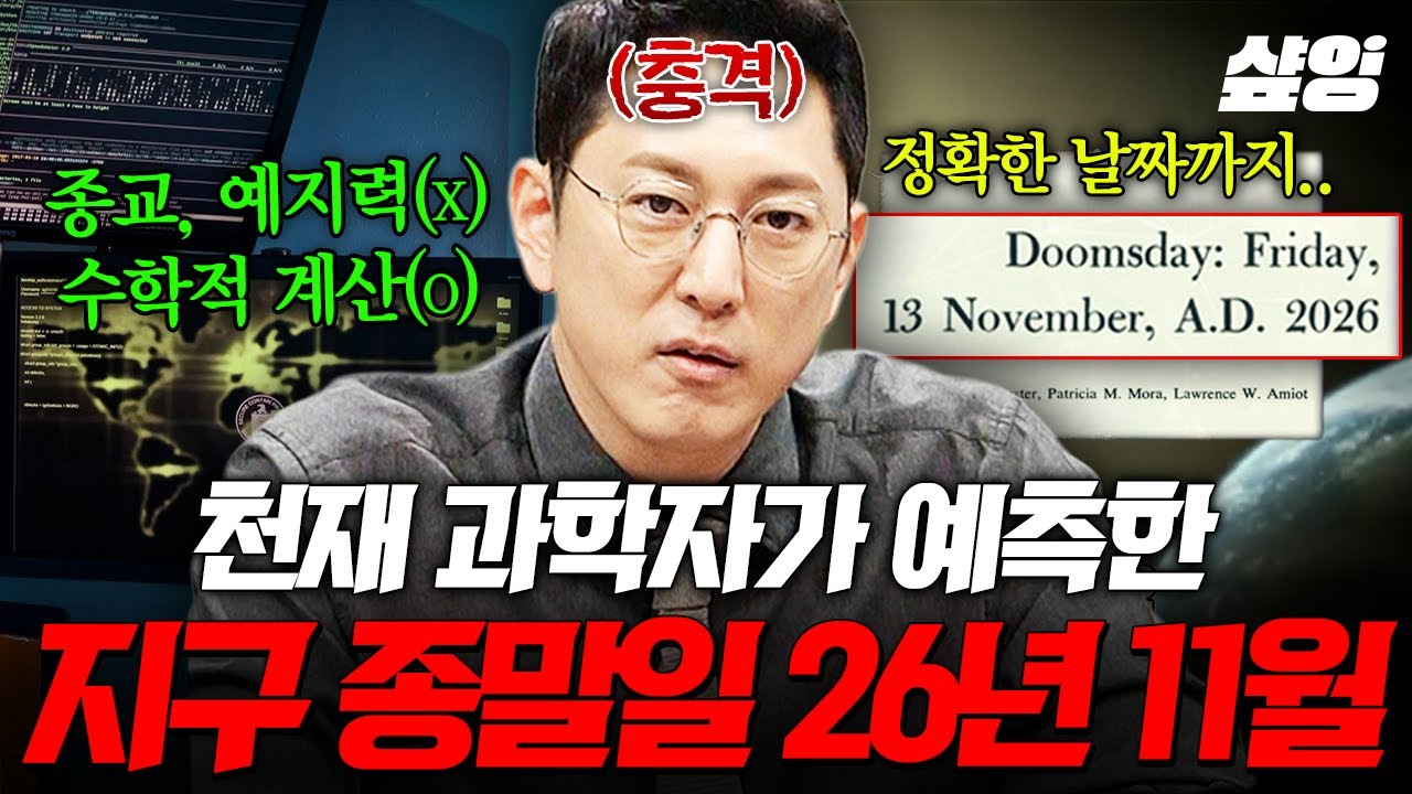 [#프리한19] 올해 안에 지구가 종말 한다⁉️ 천재 과학자가 2026년 지구 종말을 예언한 이유💥