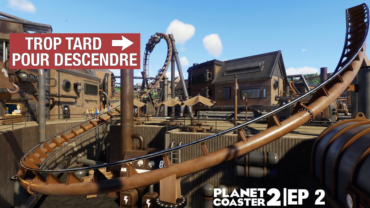La création de la zone SteamPunk | Planet Coaster