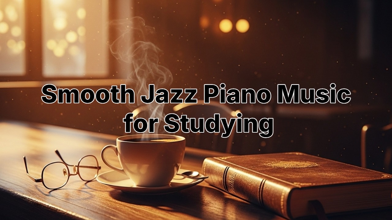 Cozy Autumn Cafe in New York 🍁 | Smooth Jazz Piano Music for Studying, Reading & Deep Focus