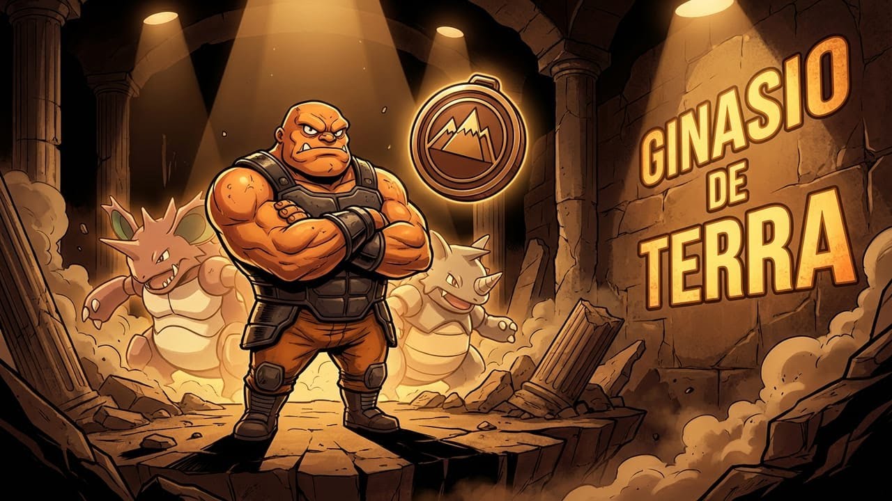 PokeMMO Fire Red AO VIVO: Enfrentando o Giovanni no Ginásio de Terra