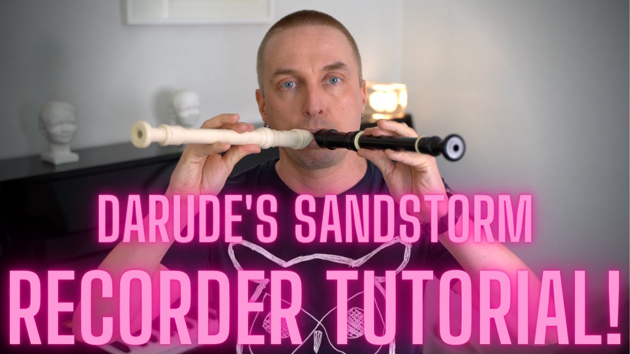 Darude's Sandstorm RECORDER TUTORIAL!