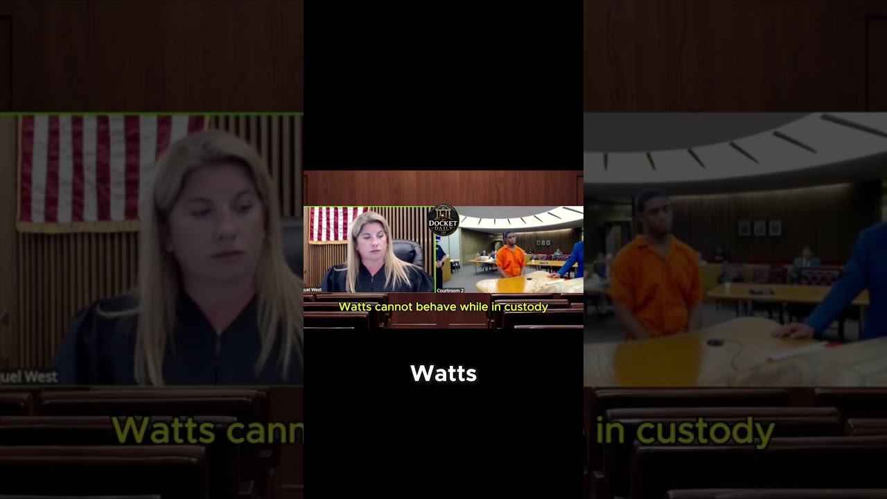 Prosecutor Exposes Defendant's Behavior to Judge