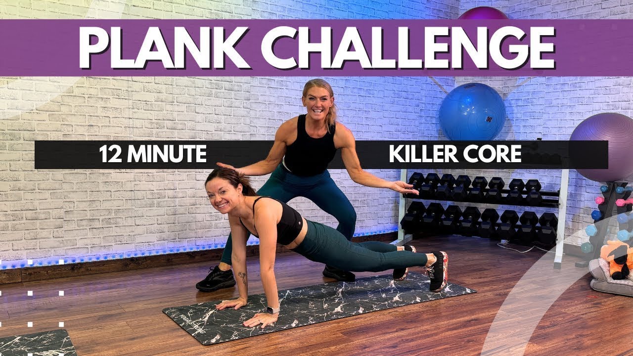 12-Min Plank Challenge 🔥 Core Burn & Sculpt (Quick Ab Workout)