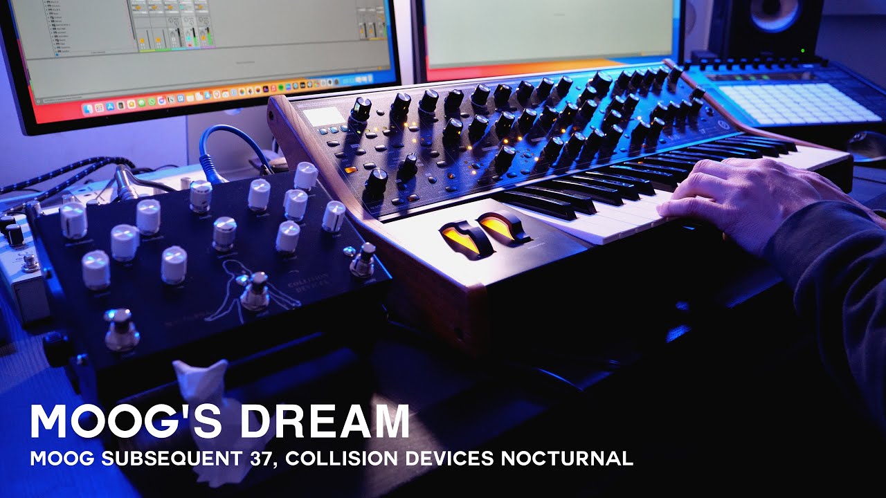 Moog's dream | Ambient music with Moog Subsequent 37 and Collisions Devices Nocturnal