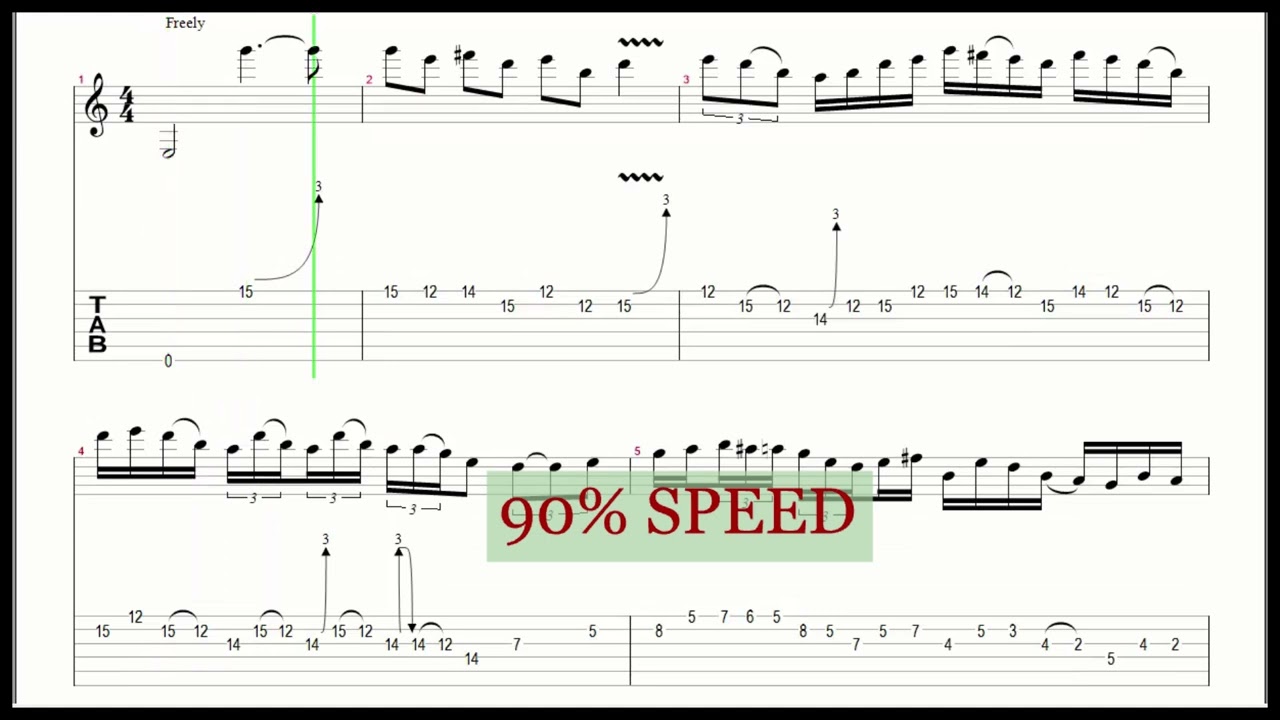 Eric Johnson   Cliffs of Dover (Training Mode)