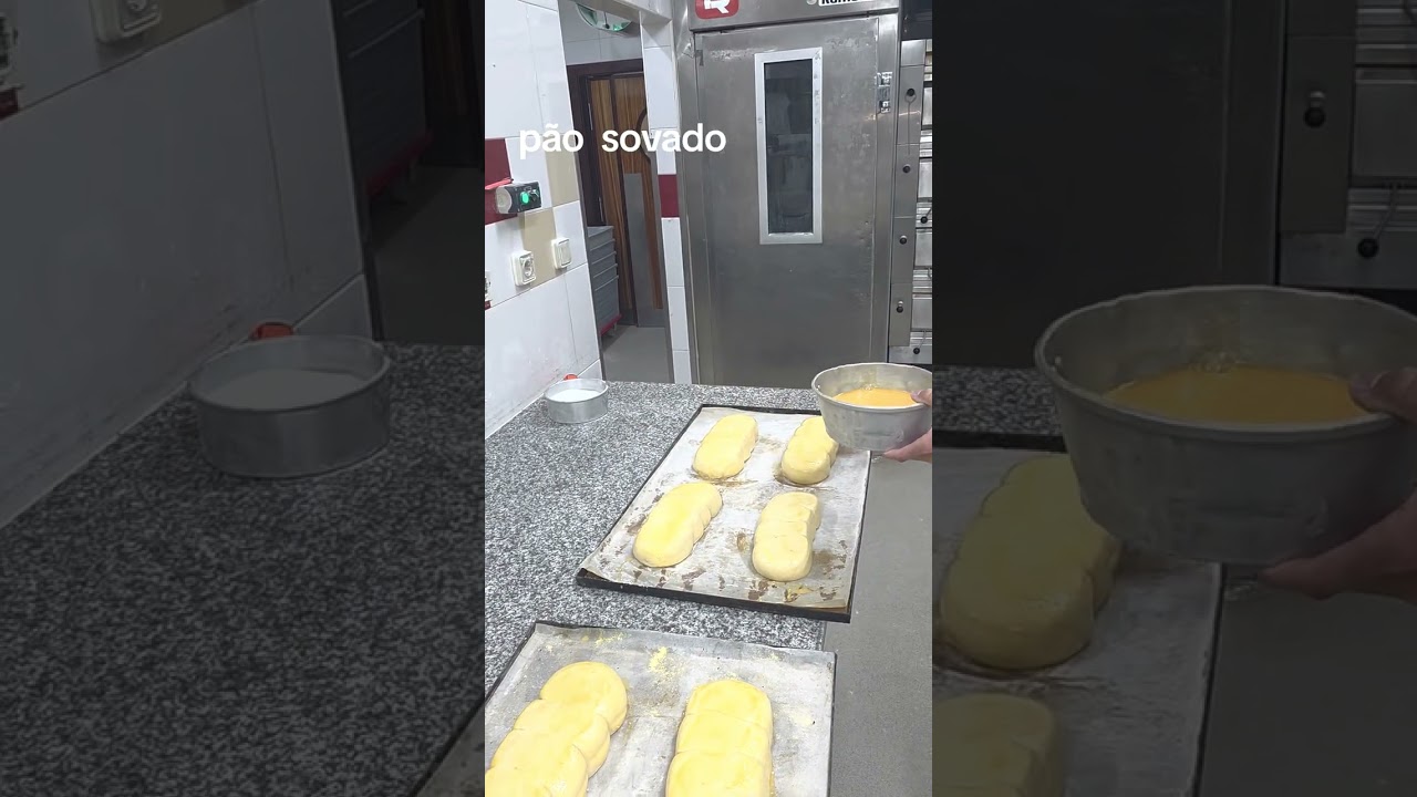 Pão sovado pronto para o forno