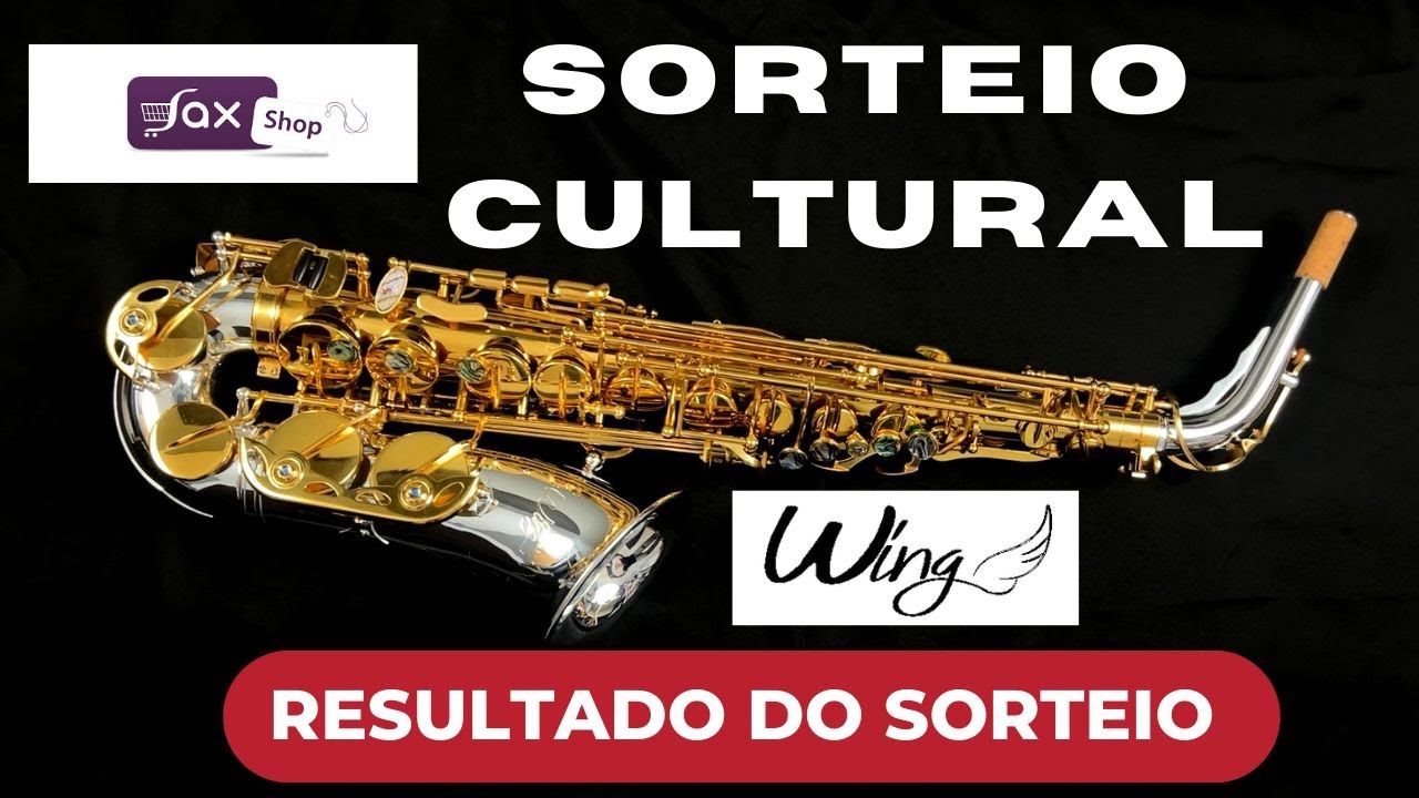 Promo&ccedil;&atilde;o Cultural Saxofone Wing Pro