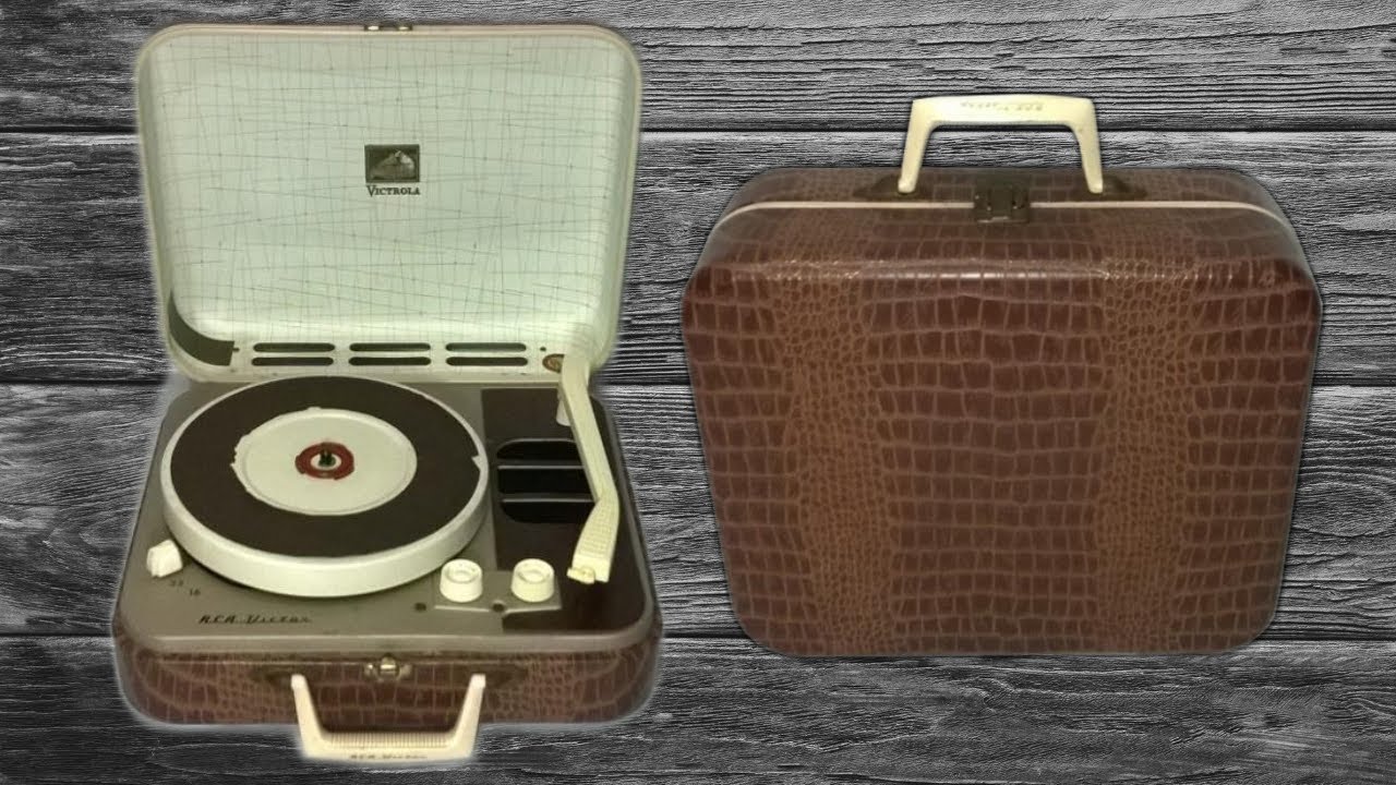 1950's RCA Victor 1EMP2KK Portable Turntable || Serial No. RVA212915