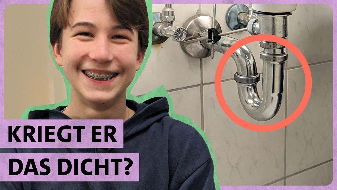Repariere das Abflussrohr! | JobChallenge: Anlagenmechaniker/-in SHK | Ausbildung | ARD