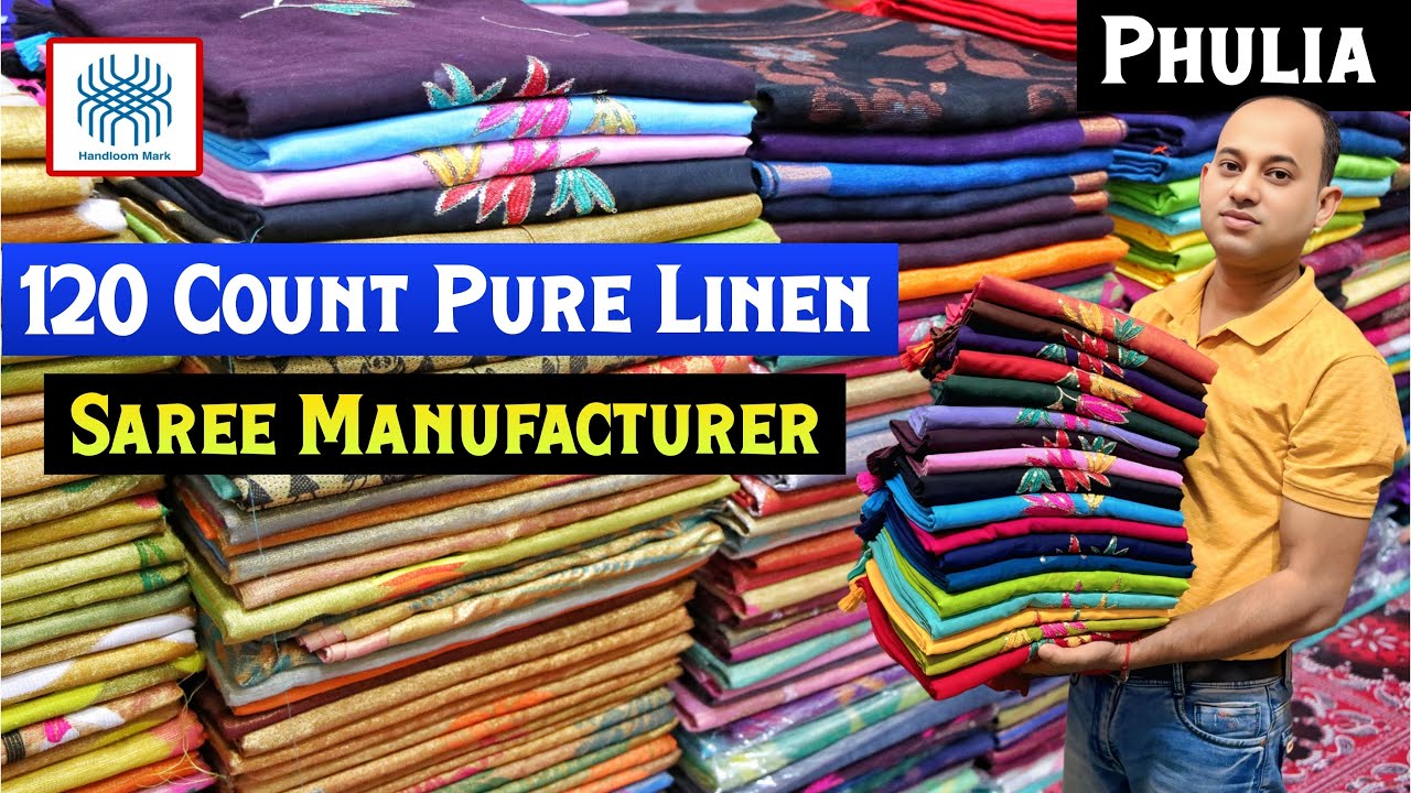 Pure Jayshree Linen | Silk Linen | Tissue Line | Pure Cotton Saree Manufacturer