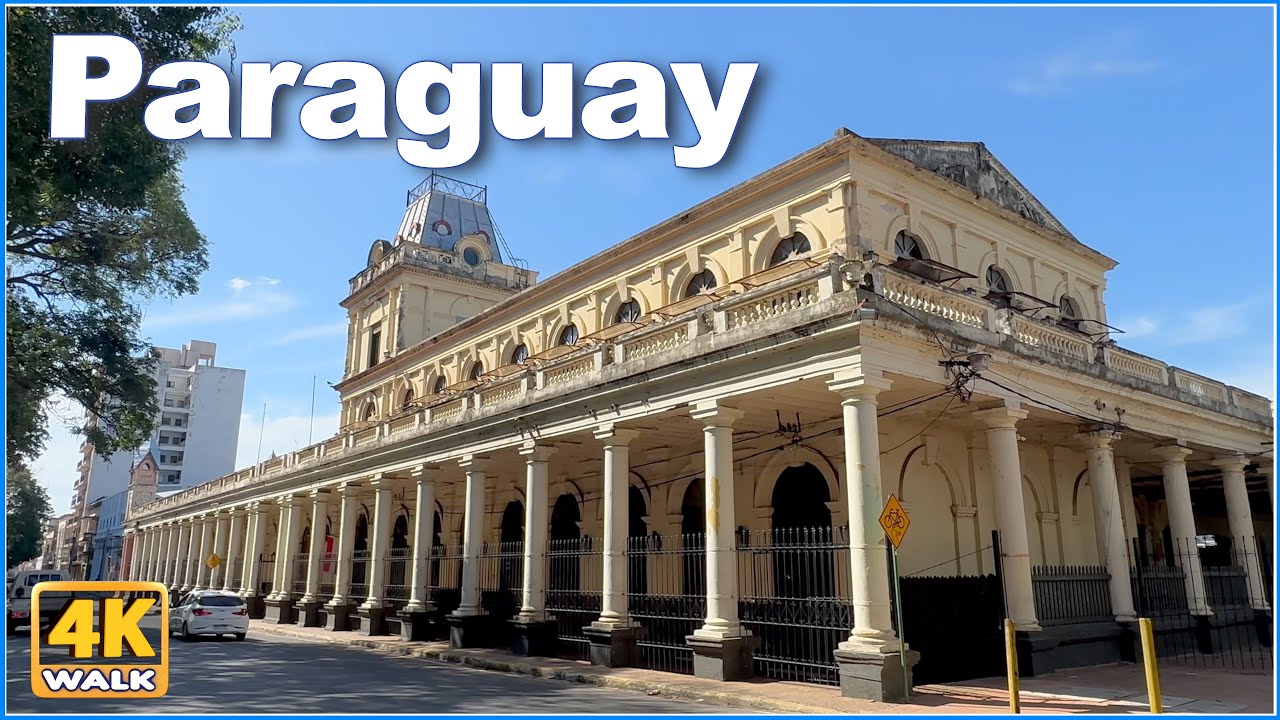Exploring The Central Station Railway Museum in Asunción, Paraguay | 4K Walk Travel Vlog
