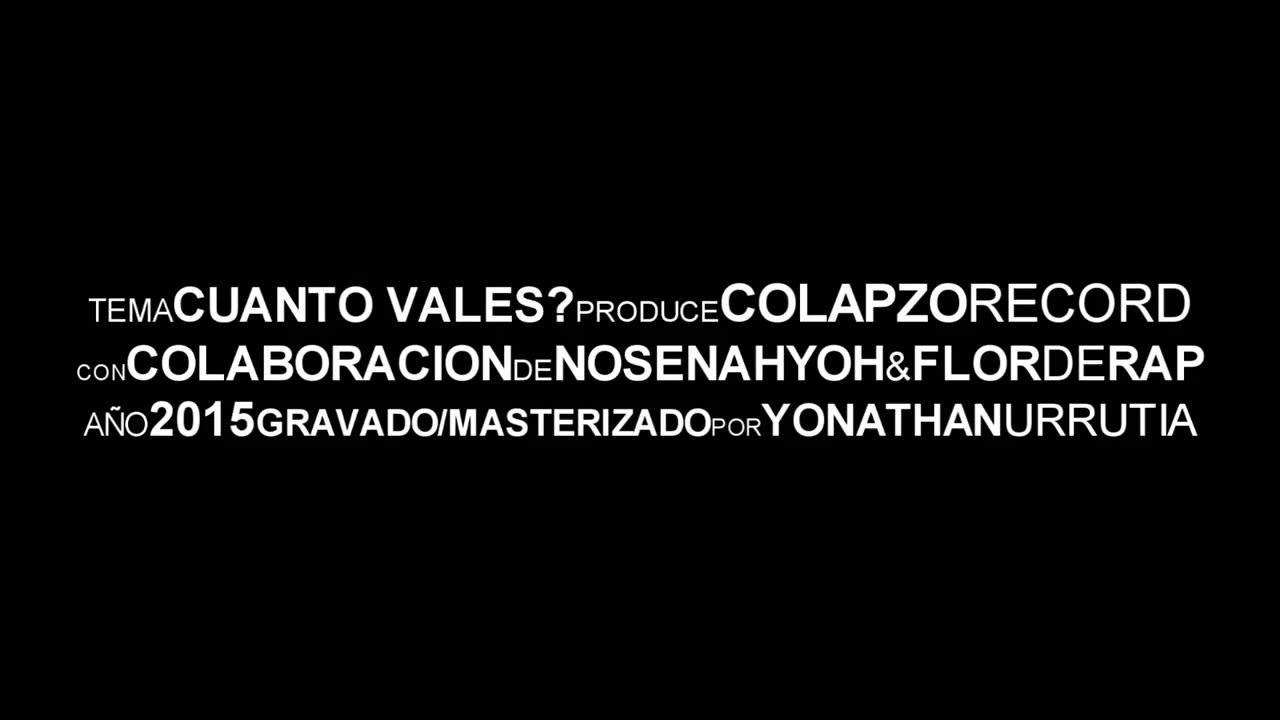 Jnymfk X Flor de Rap X NosenahYo - Cuanto Vales?
