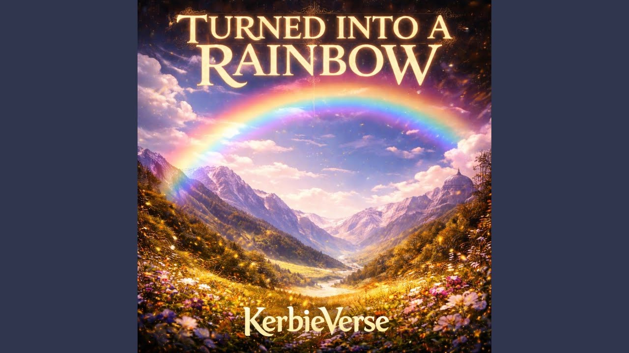 Turned into a rainbow