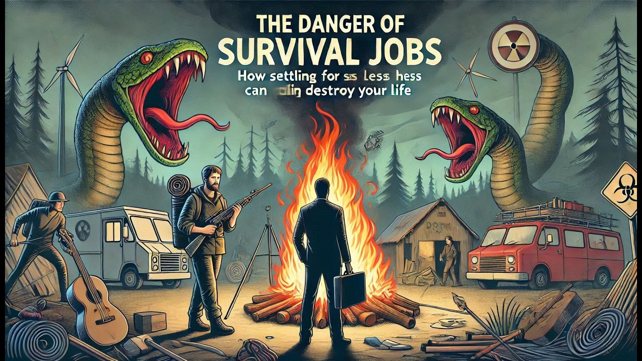 Escaping the survival job trap: How Settling for Less Can Destroy Your Life