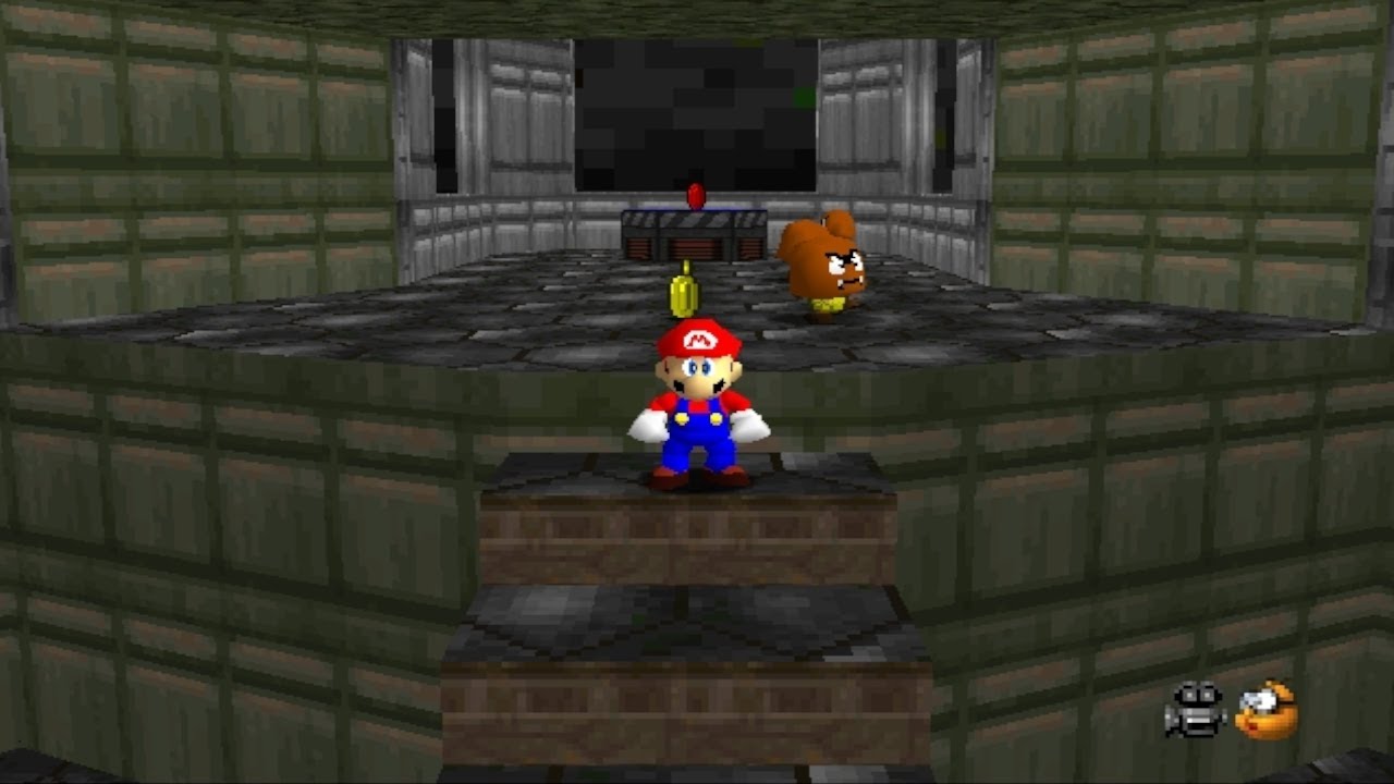 Doom in Super Mario 64