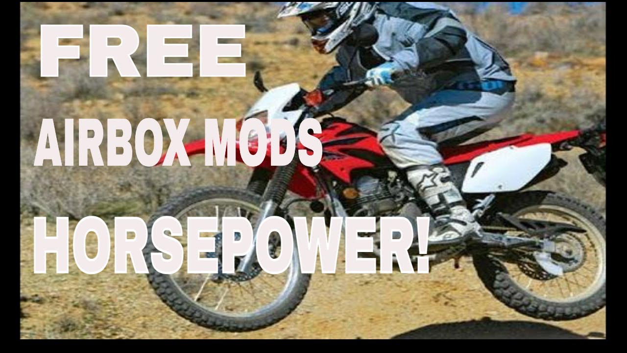 Air box mods CRF Honda FREE Horsepower!