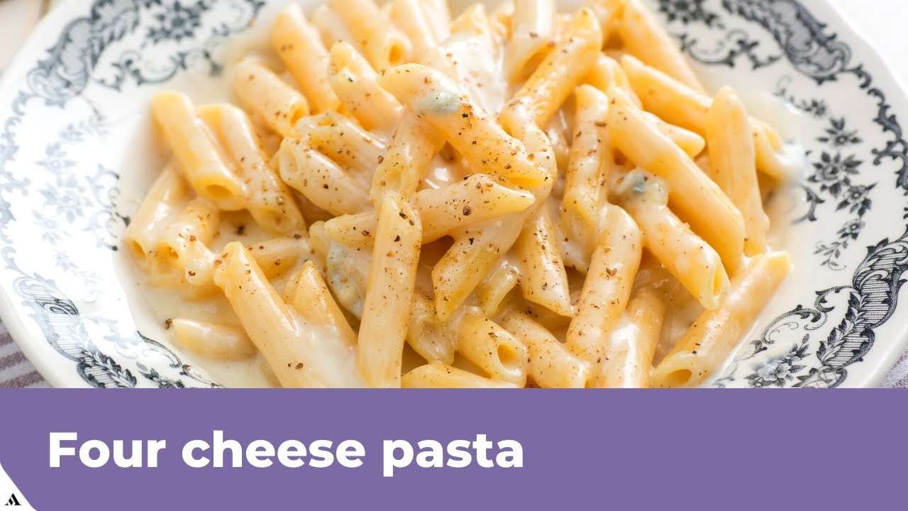 FOUR CHEESE PASTA - Original Italian recipe