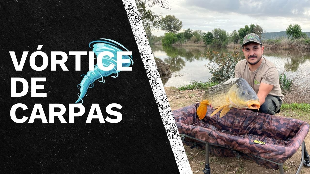 Pesca en el Guadiana bajo la lluvia 🌧️ | Carpfishing con Izan y Daniel