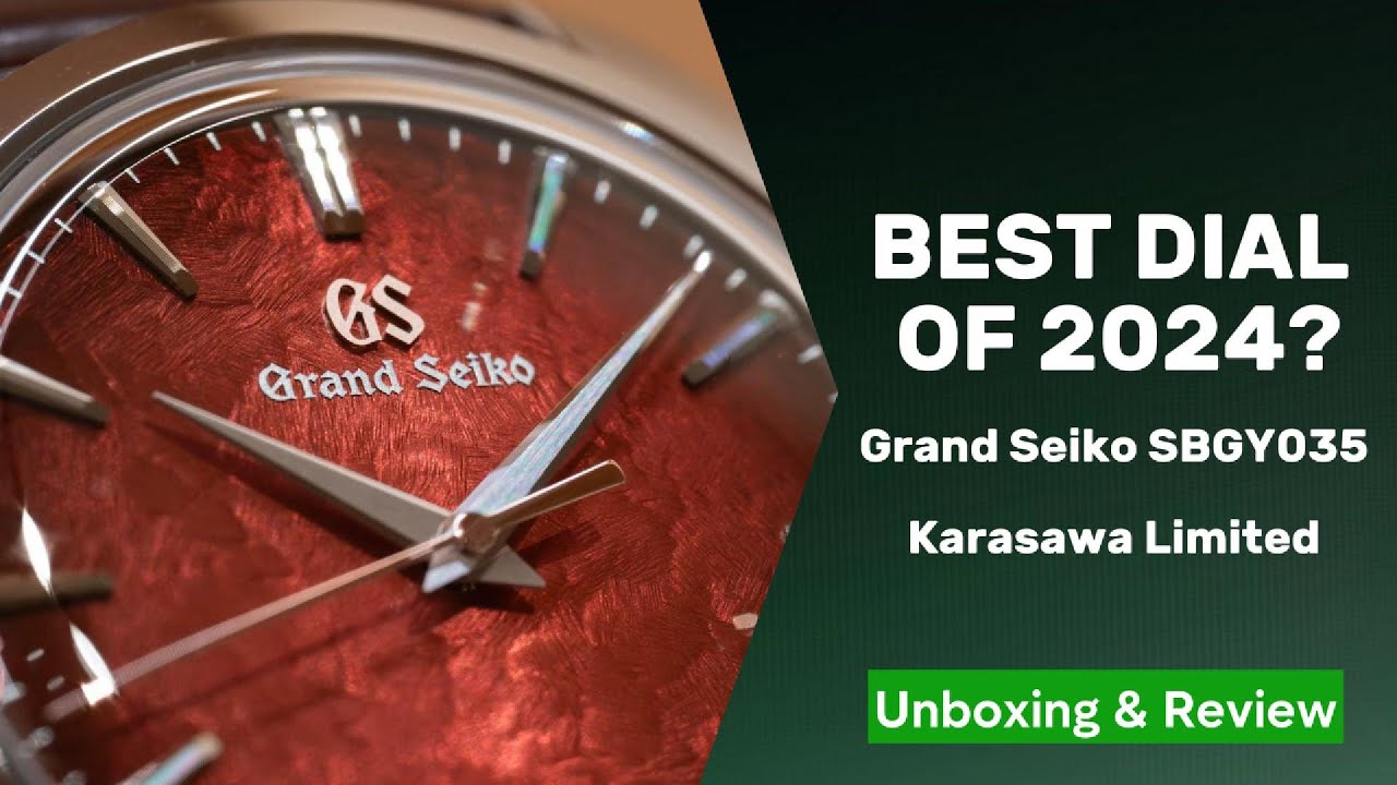 Самый красивый циферблат 2024 года? Обзор и распаковка Grand Seiko SBGY035 Karasawa