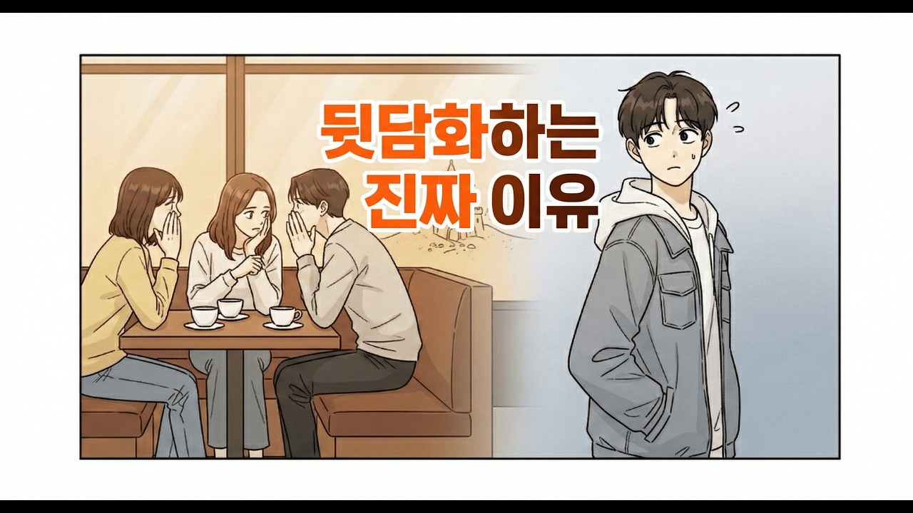 뒷담화하는 진짜 심리 #뒷담화심리 #인간관계 #심리학 #진화심리학 #자존감높이는법 #열등감 #처세술 #뇌과학 #인간본성 #동기부여